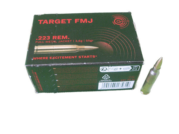 223 Rem GECO TARGET FMJ 55gr/3,6G