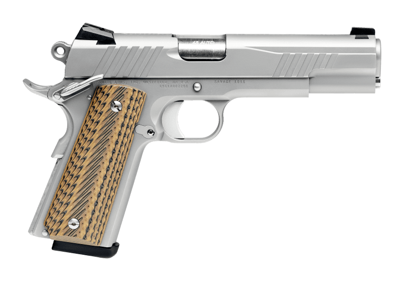 Pistolet Savage 1911 Stainless (.45ACP/9x19)
