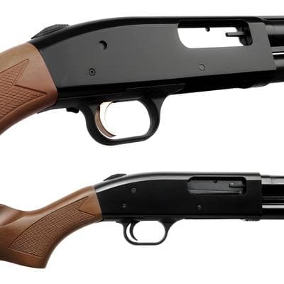 Strzelba powtarzalna MOSSBERG 500 Combo kal. 12/76, z wymienną lufą, orzech