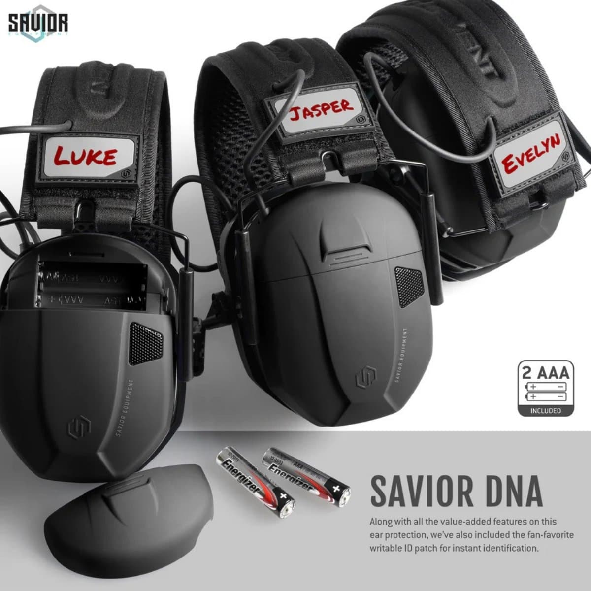 Savior - Słuchawki aktywne żelowe Apollo - CZARNE
