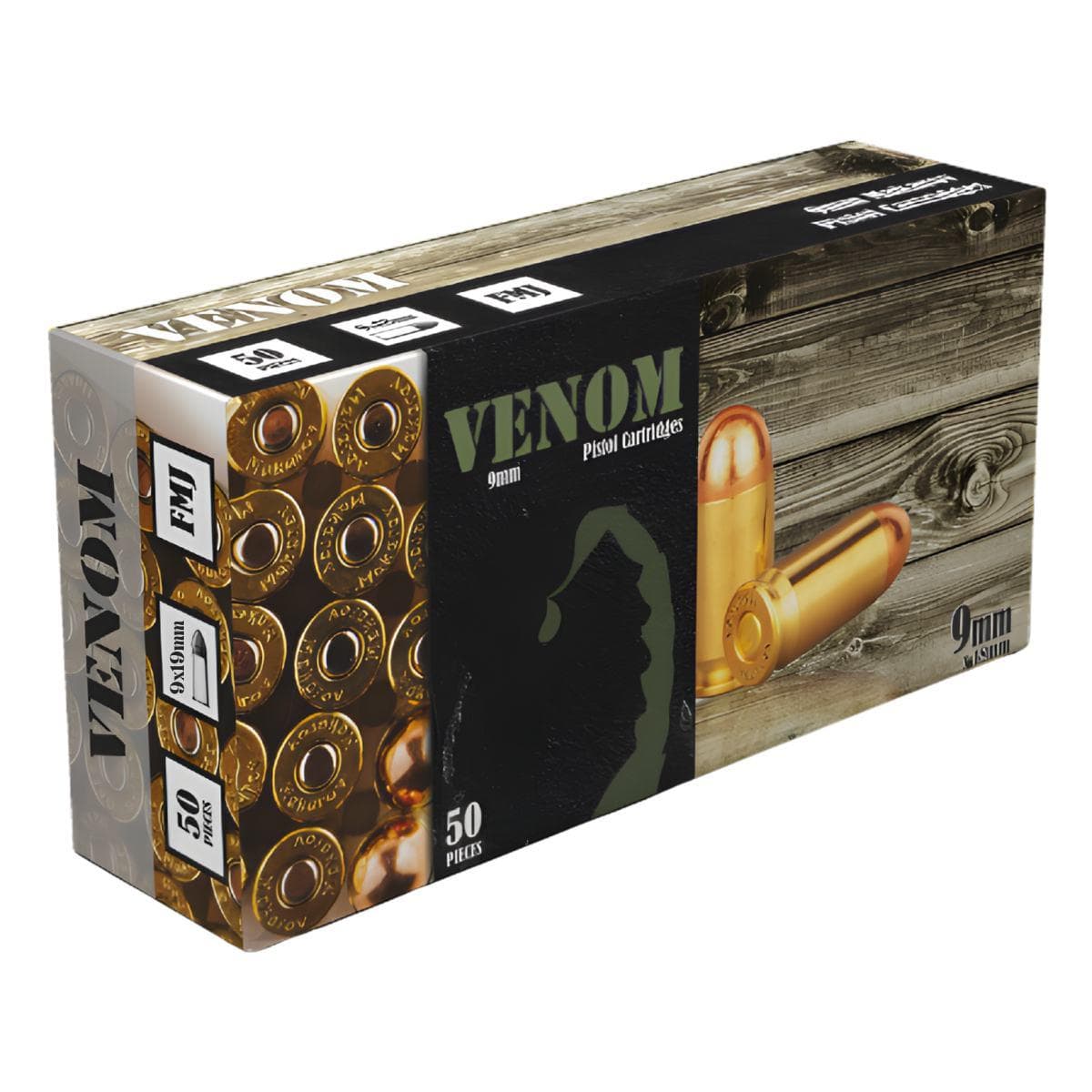 Medef FMJ Venom 9x19 124gr/8g