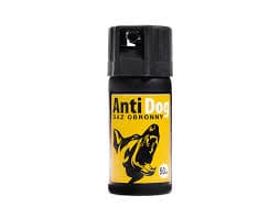 Gaz pieprzowy na psy i wilki AntiDog 50 ml - stożek
