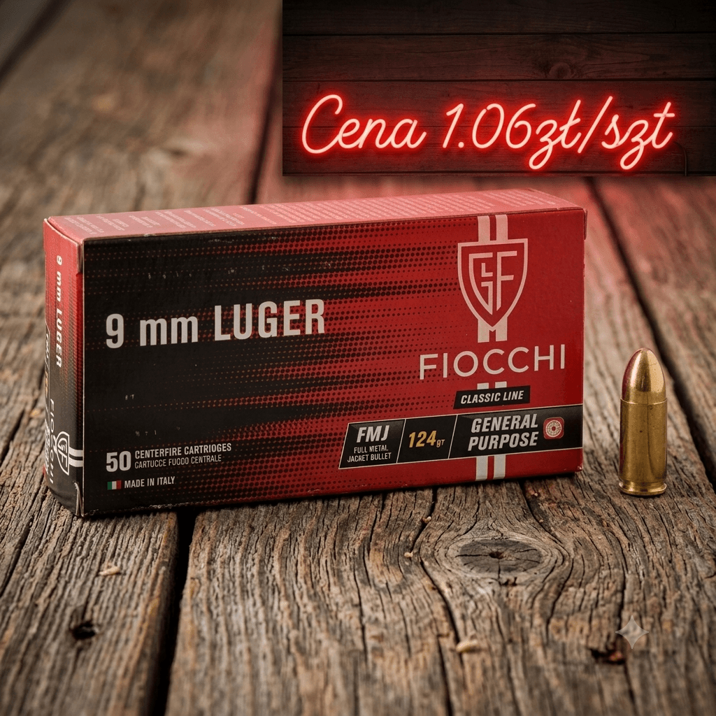 Fiocchi 9x19 124gr FMJ