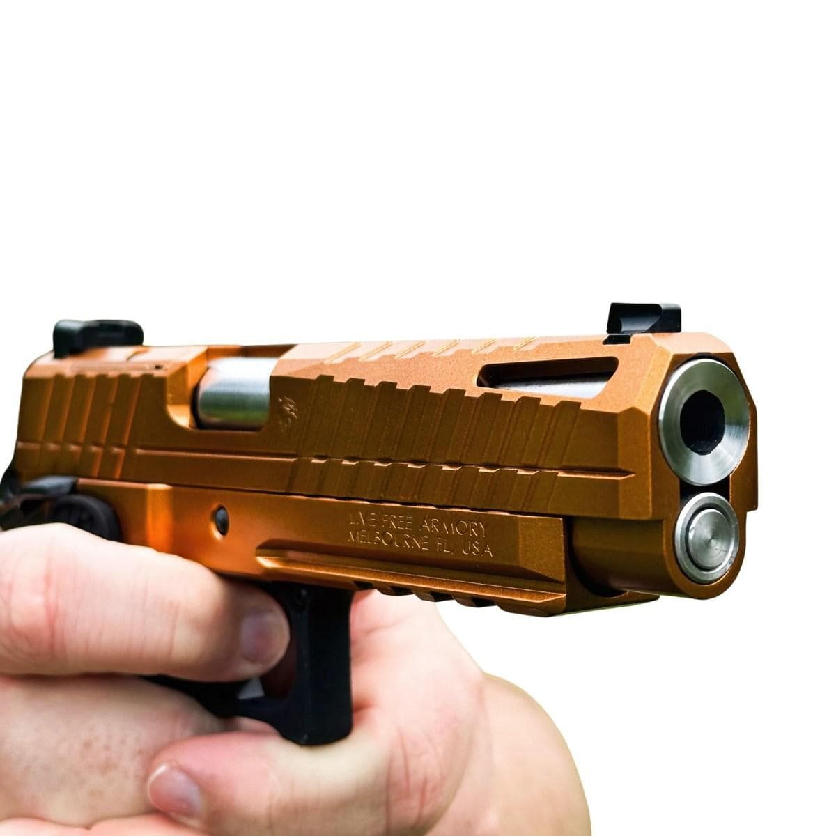 LFA Apollo 11 COMPACT - Custom CERAKOTE GOLD RMSC OPTIC CUT