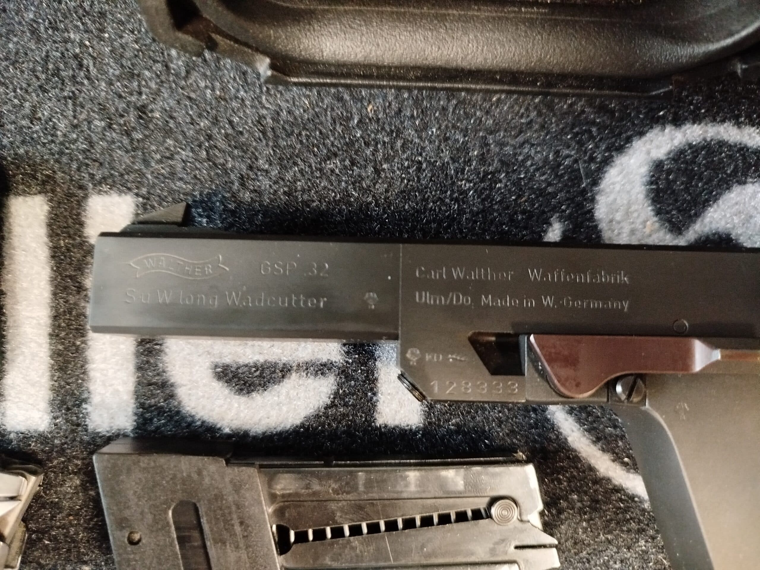 WALTHER GSP .32 S&W long WC + 22 LR