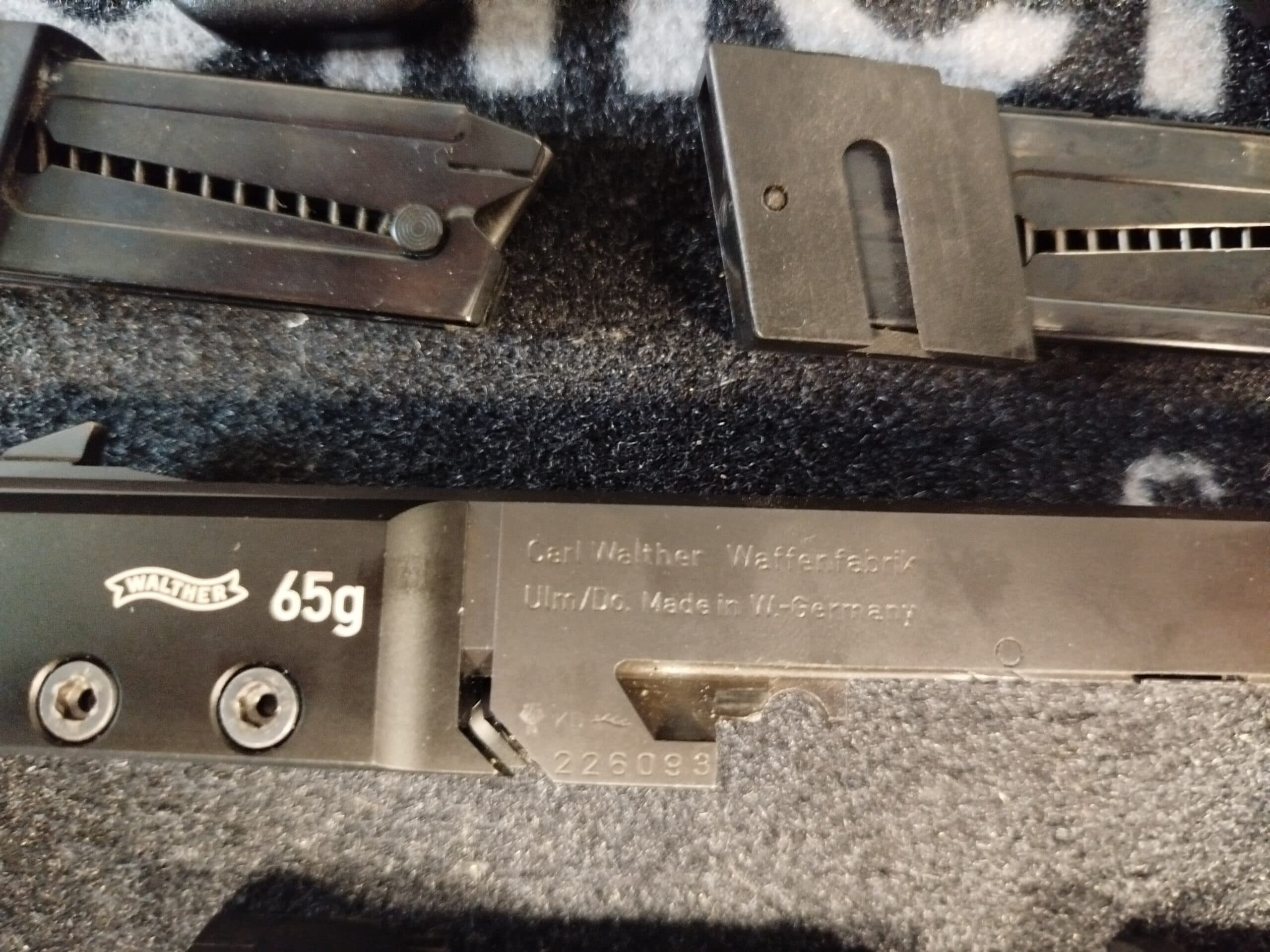 WALTHER GSP .32 S&W long WC + 22 LR