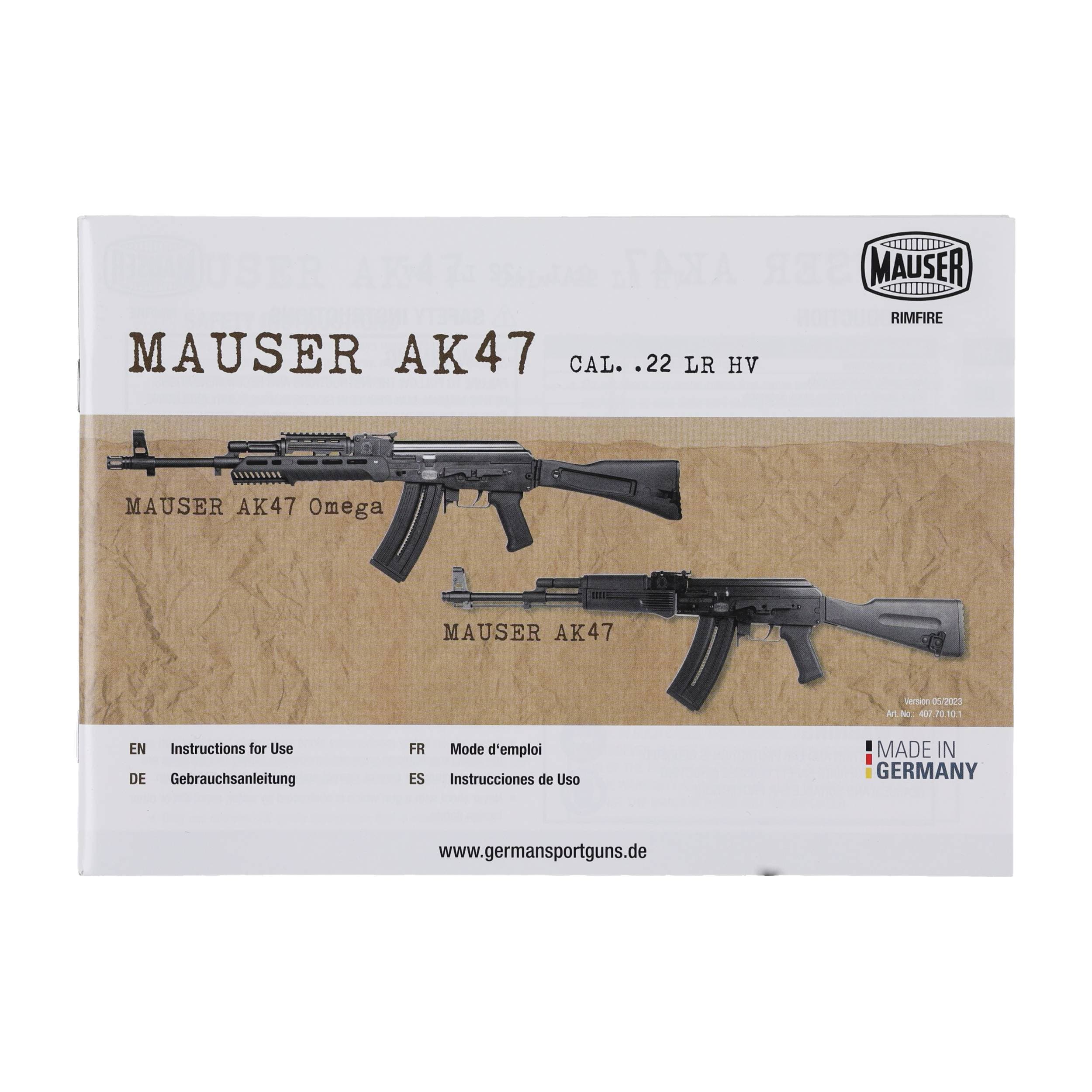 Karabinek sportowy Mauser AK47 Omega kal. 22 LR