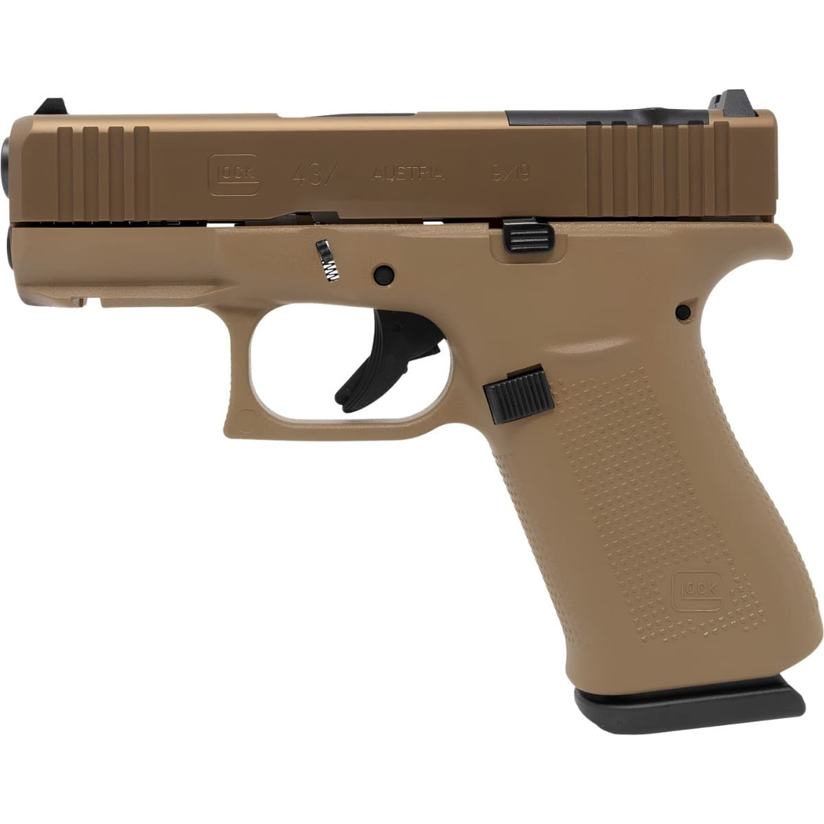 Glock 43X MOS Coyote