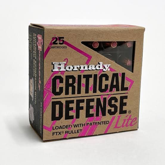 Amunicja kulowa HORNADY 9x19 Critical Defense Lite - FTX - 6,47g / 100gr