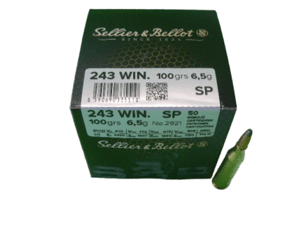 AMUNICJA KULOWA 243 WIN. SP 6,5g 100grs. BOX 50