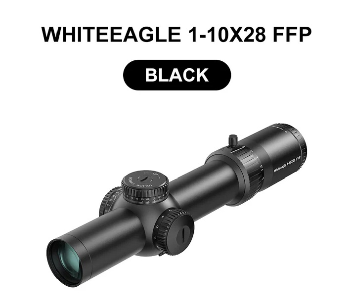 Whiteeagle-Black WHITEEAGLE 1-10×28 FFP MOA RW27 - obrazek 1