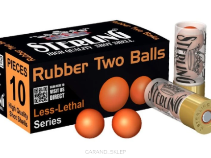 Amunicja Sterling Rubber Two Balls 12GA