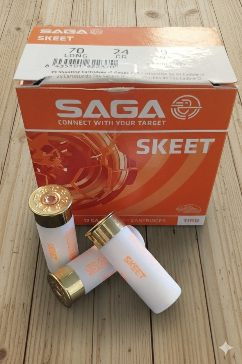 1770374274199 Amunicja śrutowa 12/70 SAGA Skeet 24 gr - obrazek 1