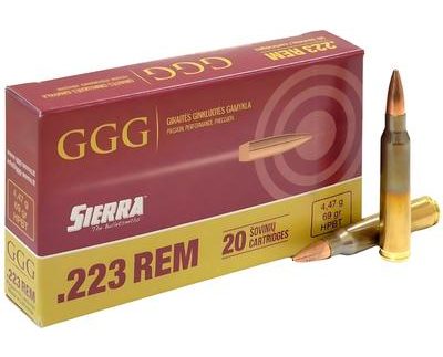 223 Rem GGG HPBT Sierra 69gr