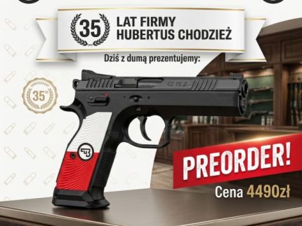Pistolet samopowtarzalny CZ TS 2 z okazji 35 -lecia Firmy  Hubertus Chodzież PREORDER!!!